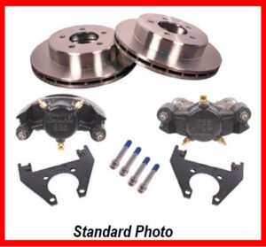 7K 865 Integral (1-piece) Hub/Rotor Disc Kit, 1 axle (machine)